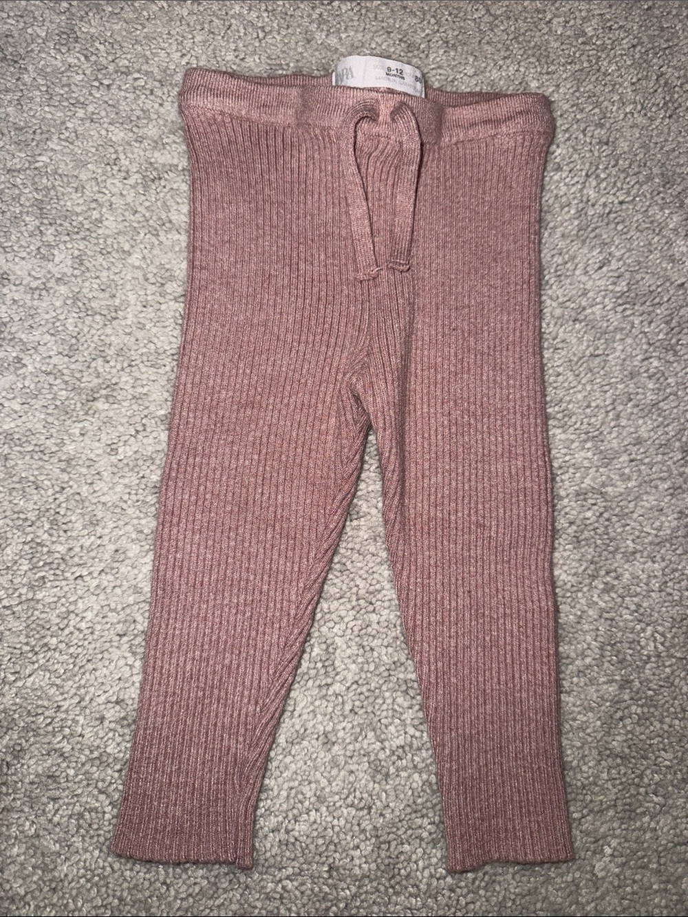 Zara baby sweater leggings